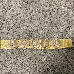 Gold Coin Medallion Belt